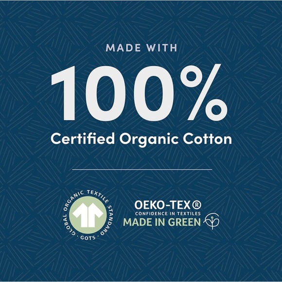 100% Organic Cotton 300 Thread Count Sheet Set - Light Gray, Full - Amazon Aware - Picture 5 of 11